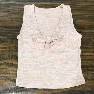 A&E Knotted Peep Tank Top